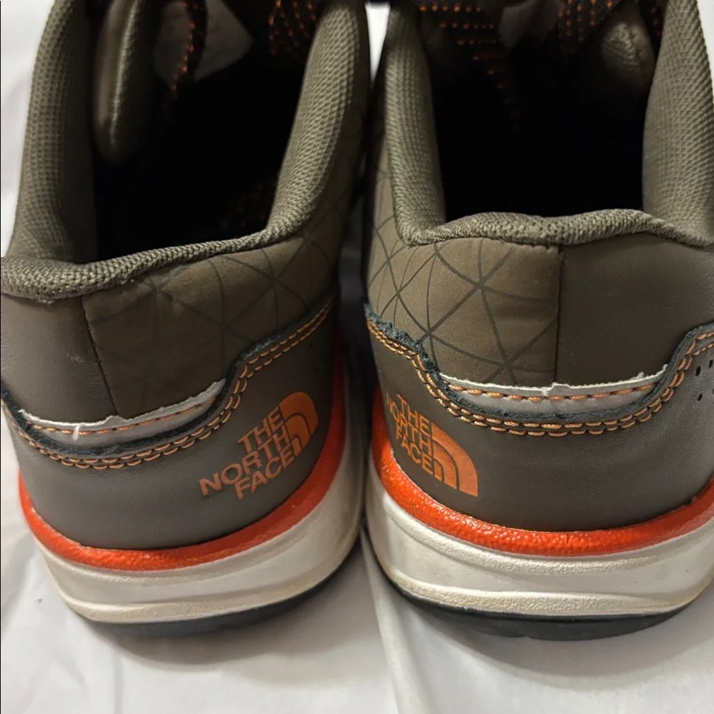 The North Face Mens Brown Orange Sneakers